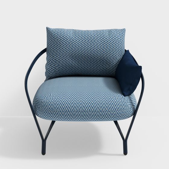 Urban Retreat 3D model - Elegant Lounge Chair Design