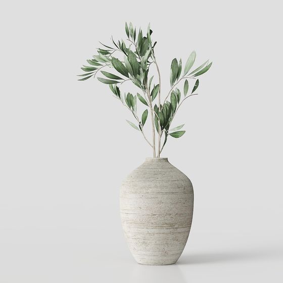 Nature's Harmony Vase 3D model
