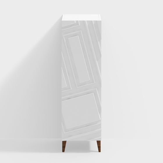 Origami Art Cabinet 3D model for Creative Projects