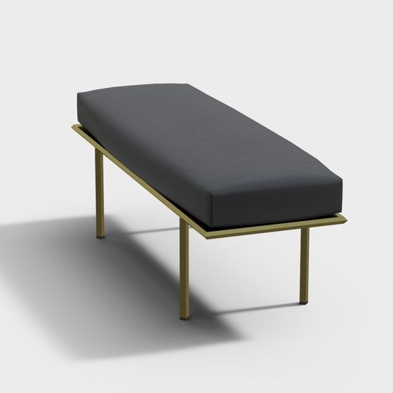 Urban Relaxation Bench 3D model