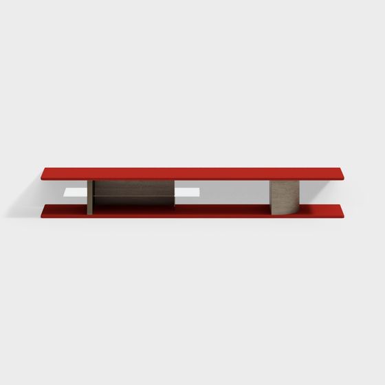 Urban Shelf 3D model: Modern Low-Poly Design