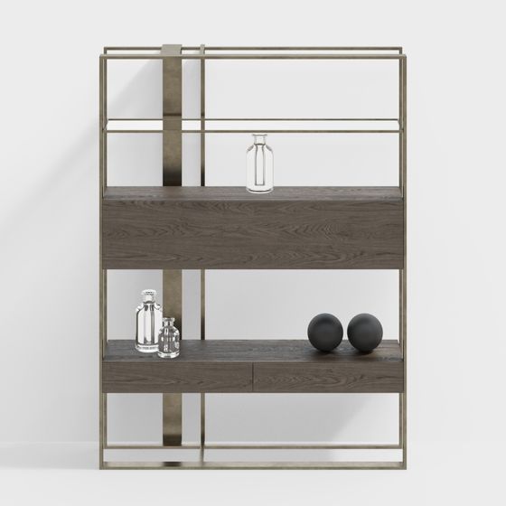 Urban Elegance Bookshelf 3D model