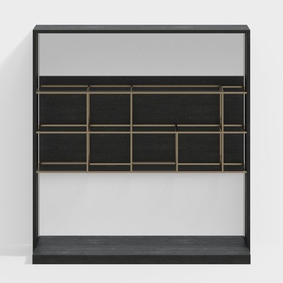 Urban Window Bookshelf 3D model for Contemporary Spaces