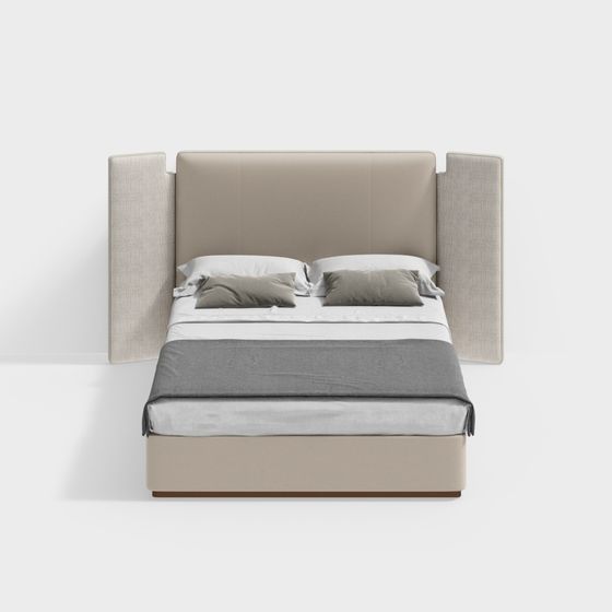 Urban Comfort Bed 3D model