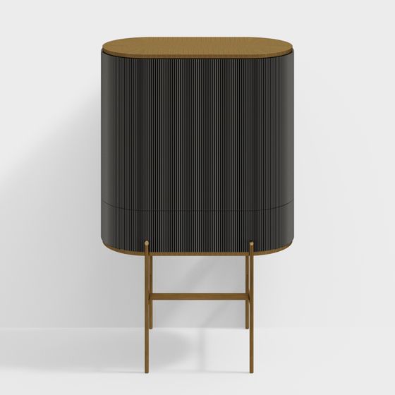 City Corner Side Cabinet 3D model