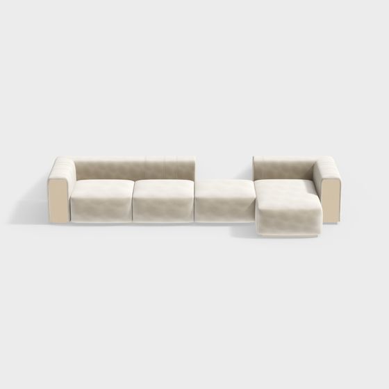 Urban Comfort 3D model Sofa for Modern Living
