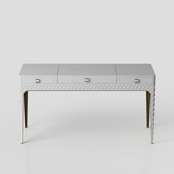Quilted Console Table 3D Model