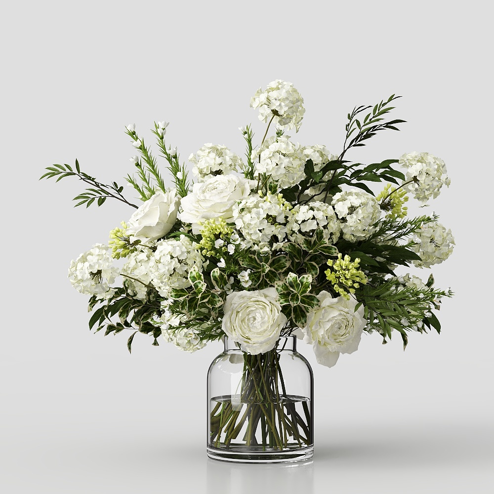 Modern Glass Vase Flowers
