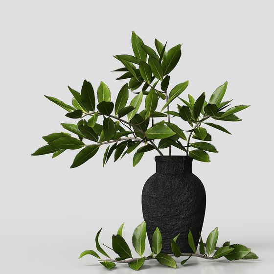 Natural Rhythm Vase 3D model for Creative Projects