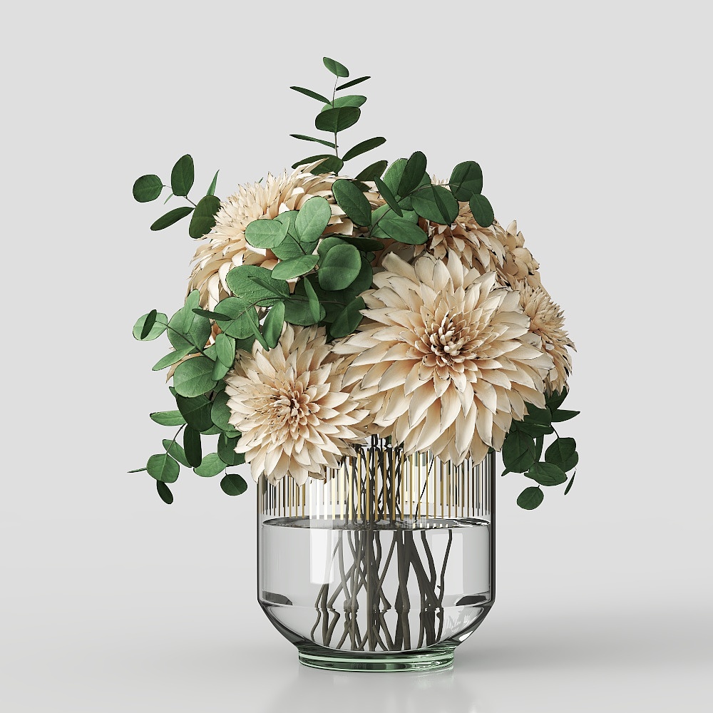 Modern Glass Vase Flower