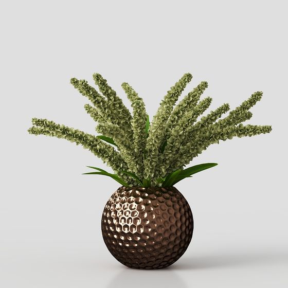 モダンな花瓶の花