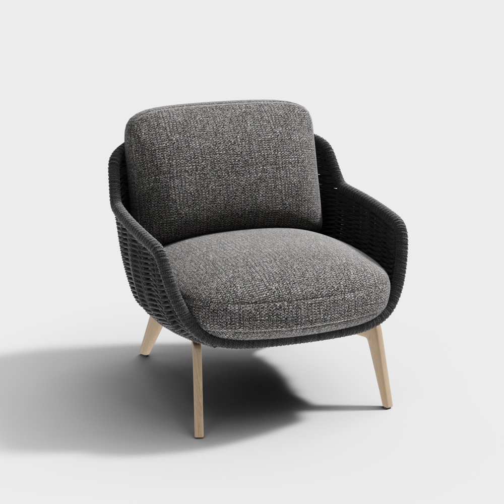 Ensemble table à manger rectangulaire moderne et chaises