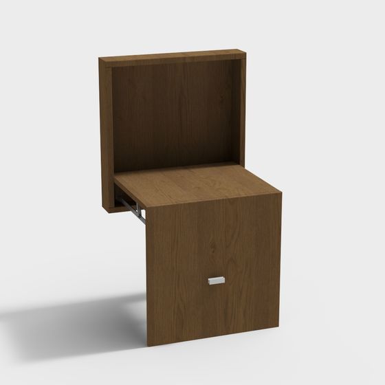 Banc caché de changement de chaussures