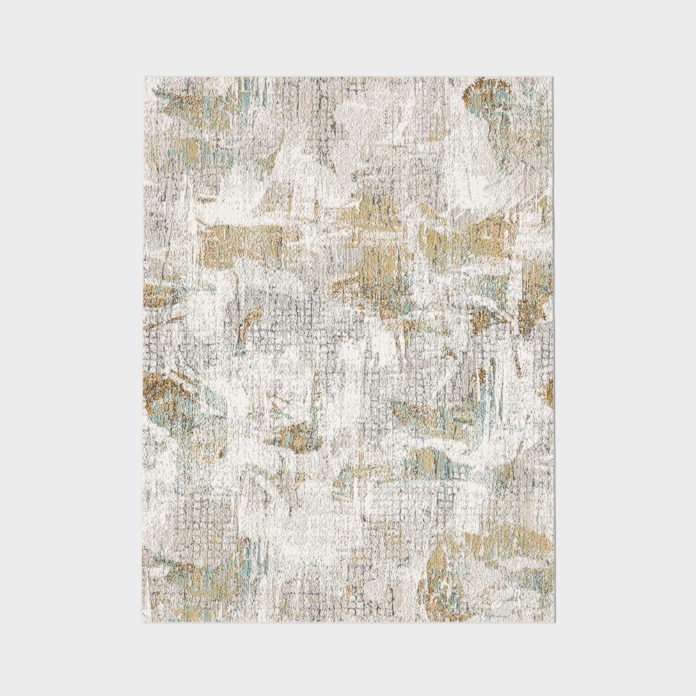 Abstract Carpet 3D Model – Low-Polygon Artistic Design