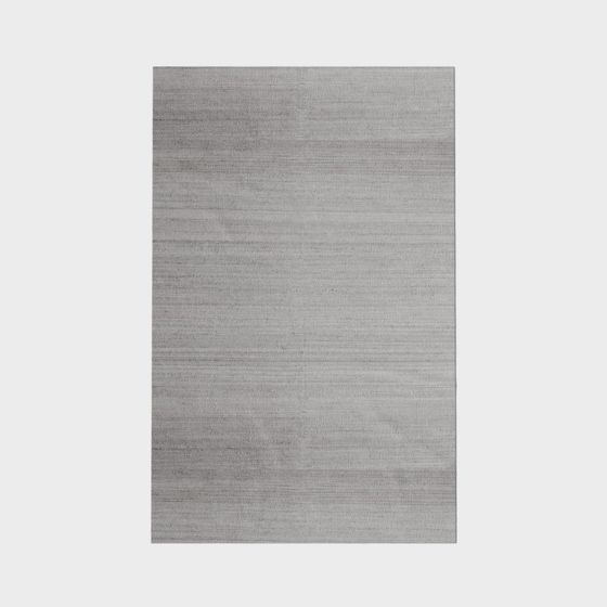 Sophisticated Gray Carpet 3D model for Versatile Spaces
