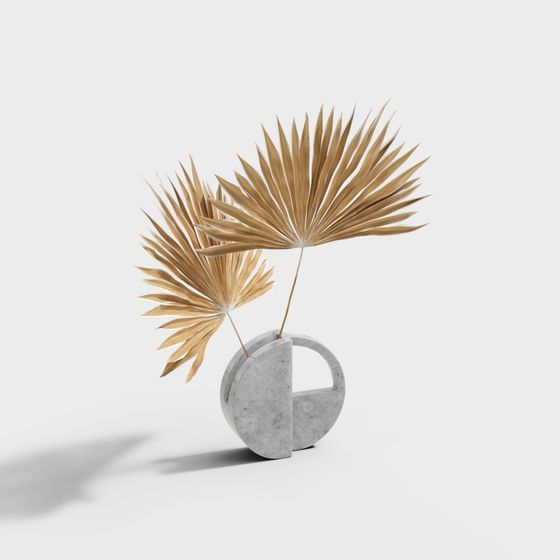 Modern Geometric Vase 3D model