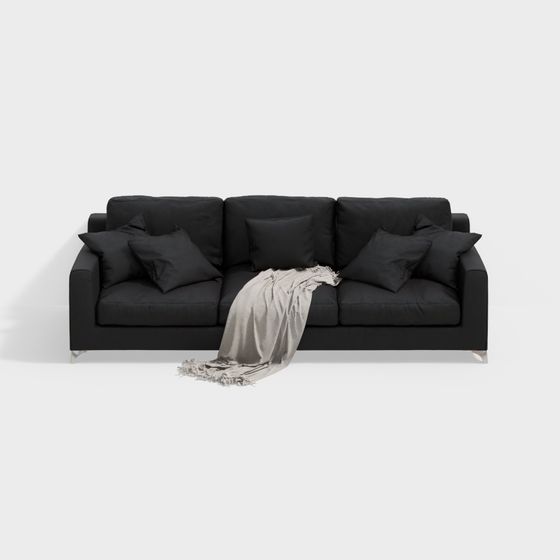Urban Comfort Sofa 3D model for Modern Interiors