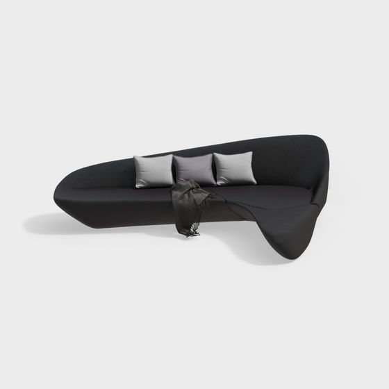 Elegant 3D Sofa Model for Modern Interiors