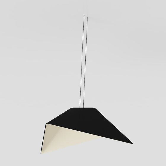 Stylish Geometric Light 3D Model for Creative Spaces