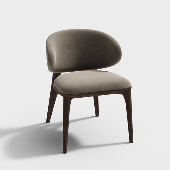 Streamlined Lounge Chair 3D model