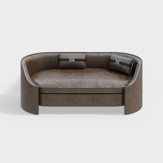 Curve Comfort 3D model Sofa for Modern Spaces