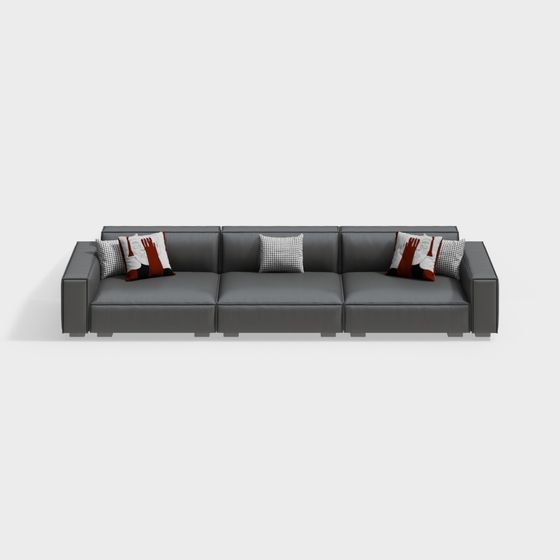 Contemporary Minimalist Sofa 3D model