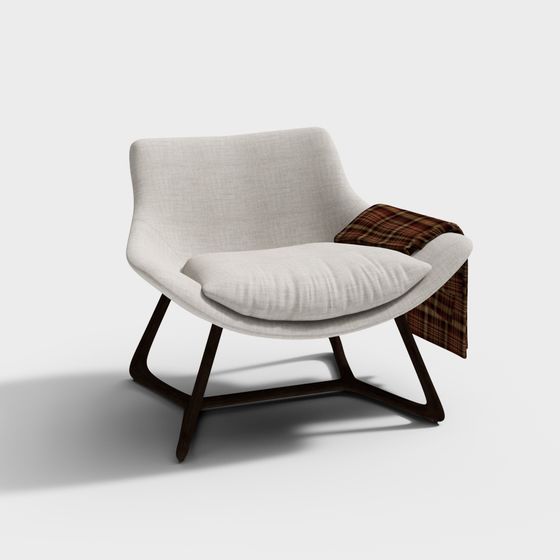 Elegant Urban Comfort 3D Model Chair
