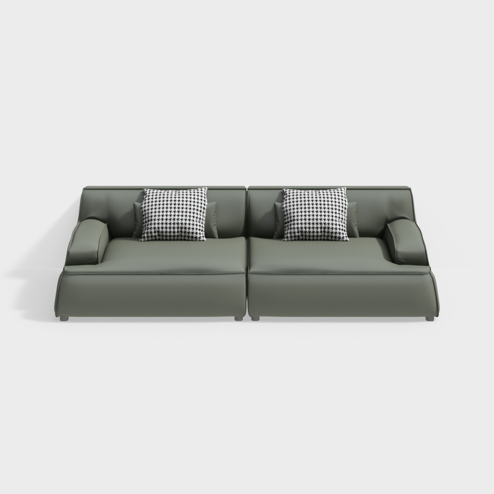Modern Tofu Block Sofa