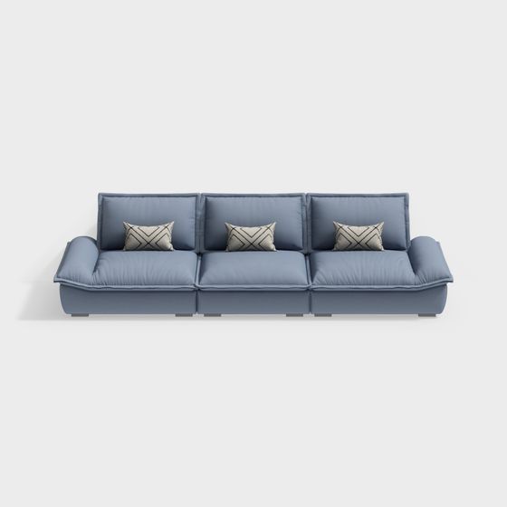 Urban Comfort Sofa 3D model for Modern Design