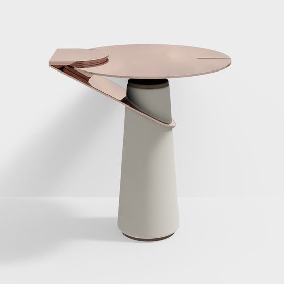 Luminous Round Table 3D model