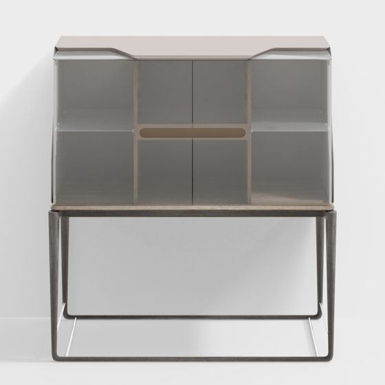 Urban Bookshelf 3D model for Modern Design