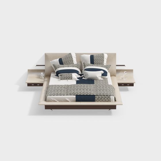 Urban Retreat 3D Bed Model