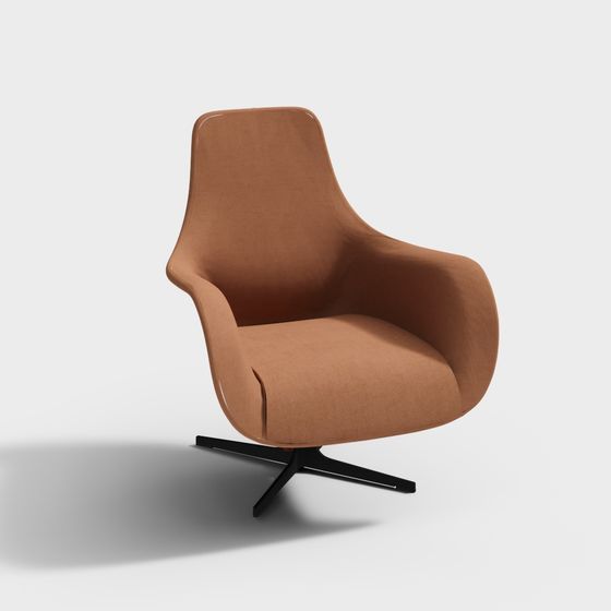 Unique Low-Poly Armchair 3D Model