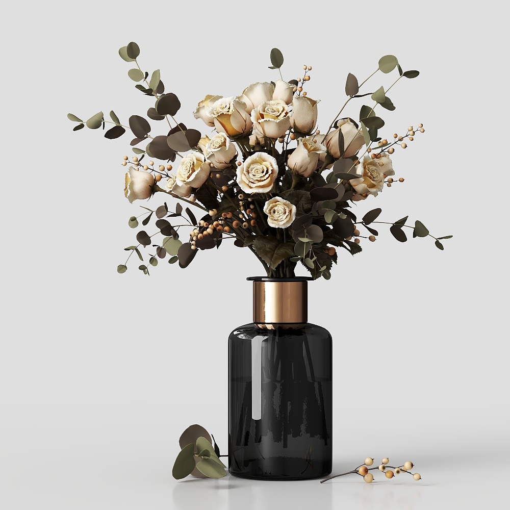 Modern Glass Vase Flowers