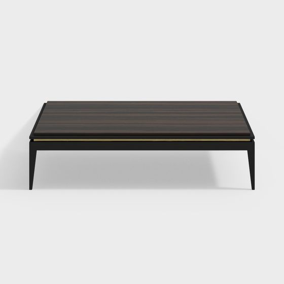 Stylish Urban Coffee Table 3D model for Modern Interiors
