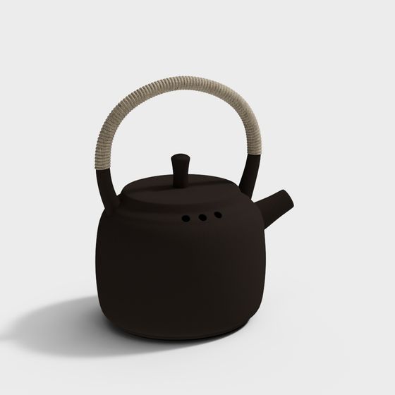 Rustic Teapot 3D model