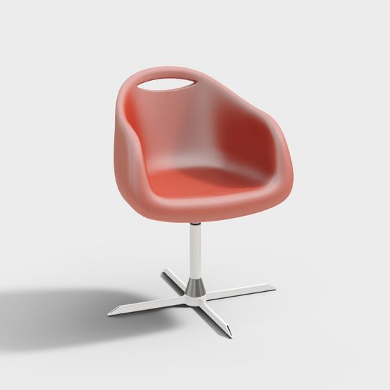 Futuristic Chair 3D model with Streamlined Design