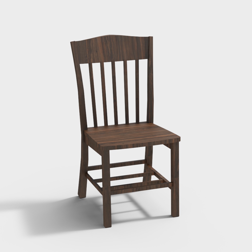 Simple American-Style Dining Chair