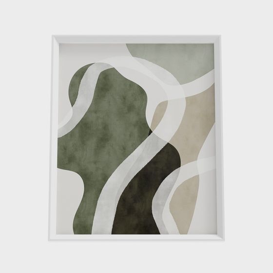 Abstract Contours 3D model