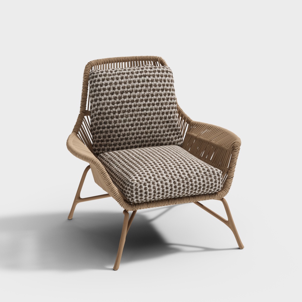 Fauteuil lounge Wabi-sabi