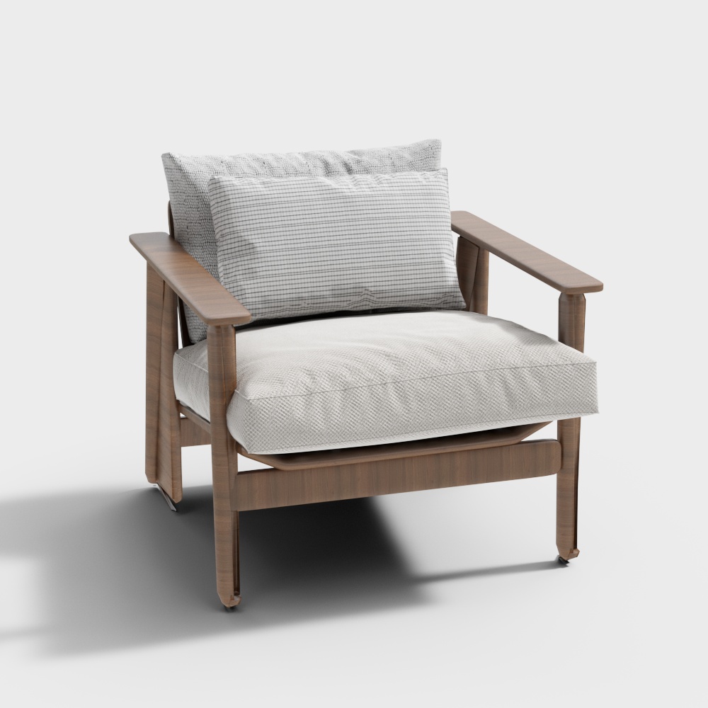 鄉村侘寂休閒椅