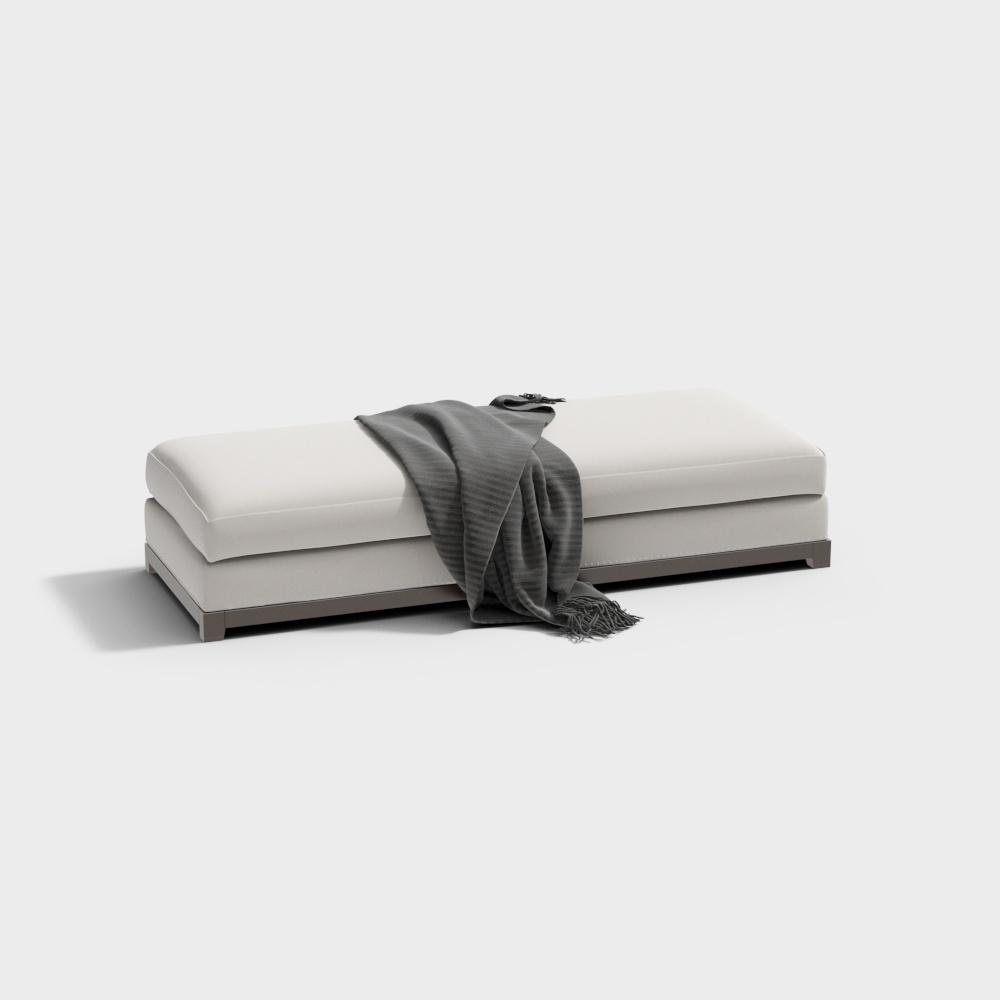 Chinese-style Bed End Bench