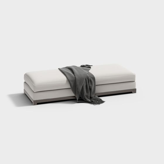 Urban Comfort Ottoman 3D model