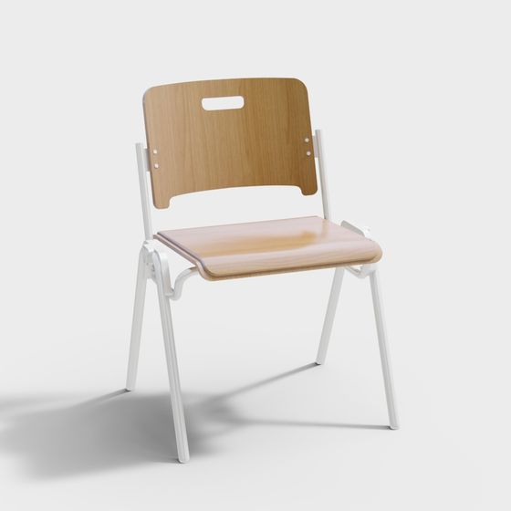 Minimalist Campus Chair 3D model