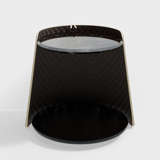 Urban Luxury Side Table 3D model for Modern Interiors