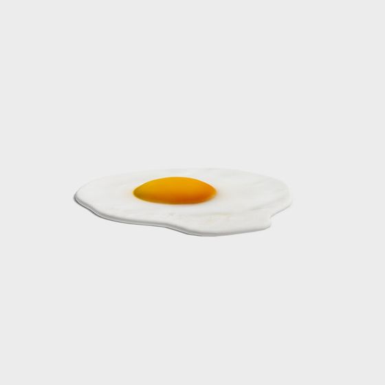 Realistic 3D Fried Egg Model for Creative Projects