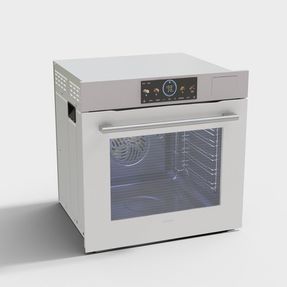Smart Oven 3D Model for Modern Kitchens