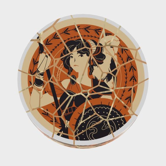 Shattered Mirror Goddess 3D model for Creative Projects