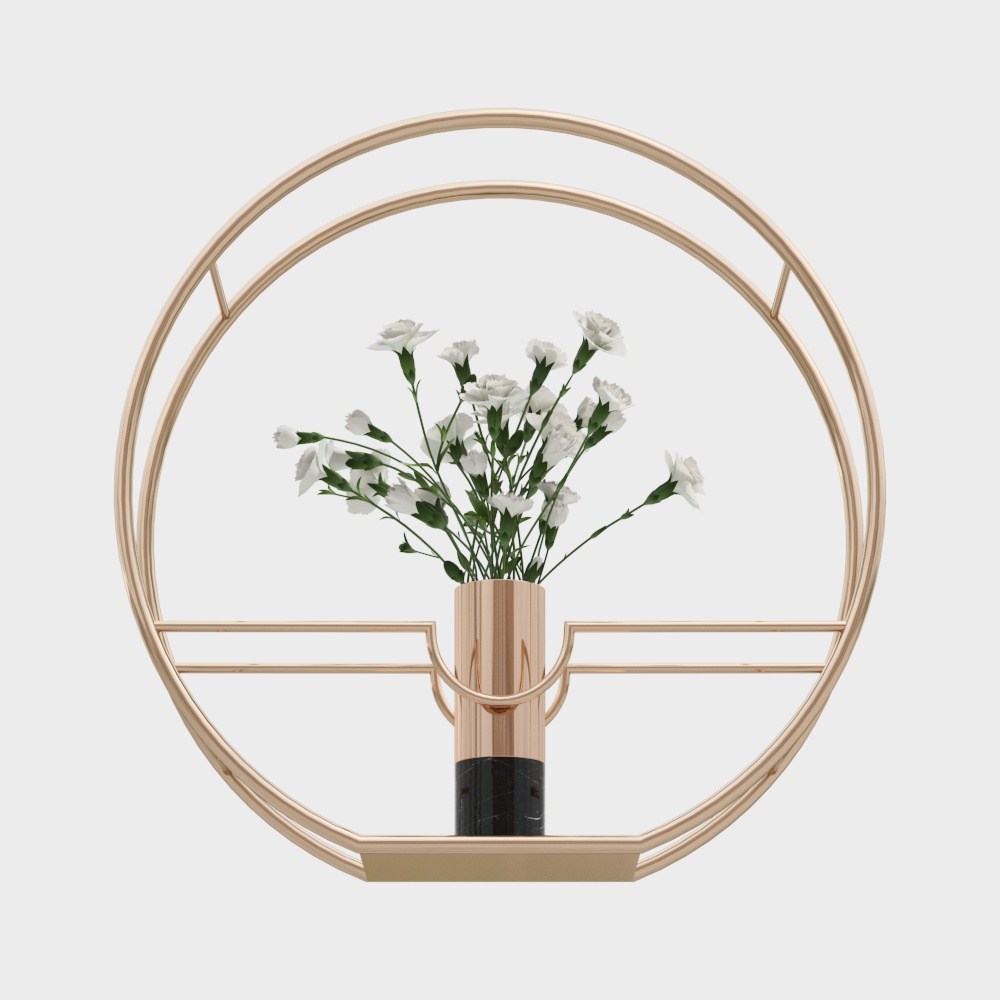 Modern Metal Pendant