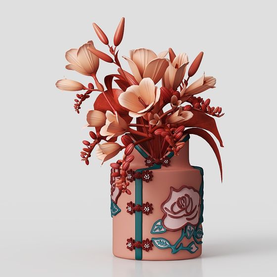 新中式装飾花瓶